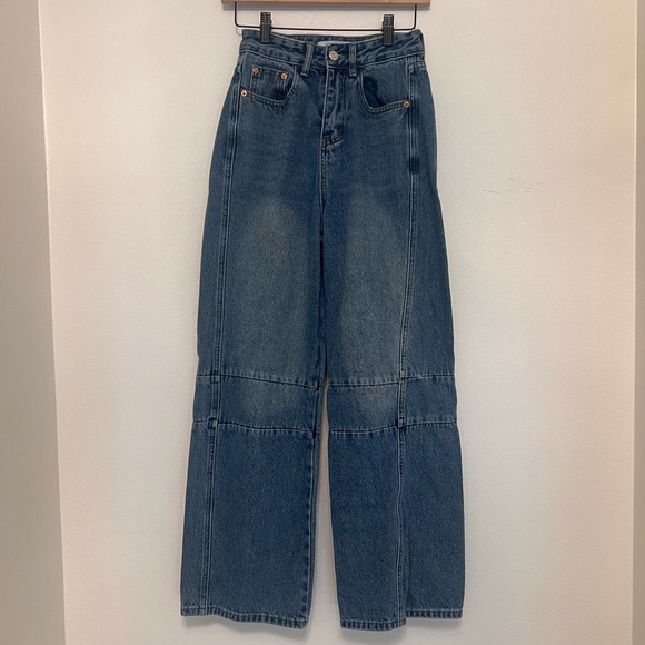 Vintage Denim - High rise wide leg jeans